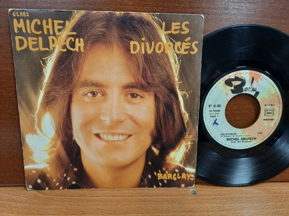 France 45 / Michel Delpech / 1973 / Les Divorces / Le petit Rouquin Foto 1 de 1