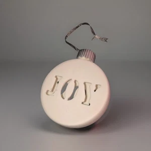 Iluminar Adorno de Navidad Cerámica Blanco JOY Funciona con Pilas - Imagen 1 de 15
