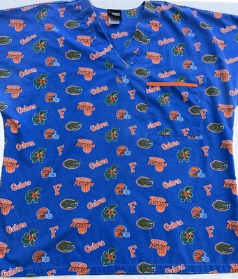 UF Scrub Dudz Size M (see Measurements) Top Florida Gators Unisex - Image 1 of 4