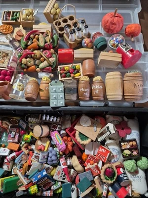Dollhouse Miniature Food  Large Lot - Image 1 of 4