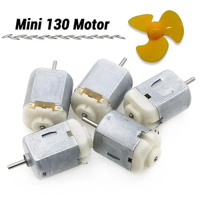 3 V Mini 130 Micro Motor Runde kleine Motor Getriebe Spielzeug 16500-24000RPM - Bild 1 von 4