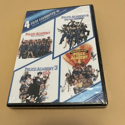 Police Academy 1-4 DVD 4 Film Favorites Collection 1984-87 Comedy New Sealed - Image 1 of 2