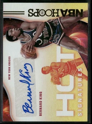 2021-22 Hoops #HS-BKG Bernard King Hot Signatures - Image 1 of 2