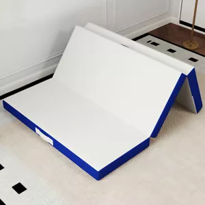 4 Inch Folding Gel Memory Foam Mattress Tri Fold Floor Bed Twin Full Queen Size - Picture 1 of 11