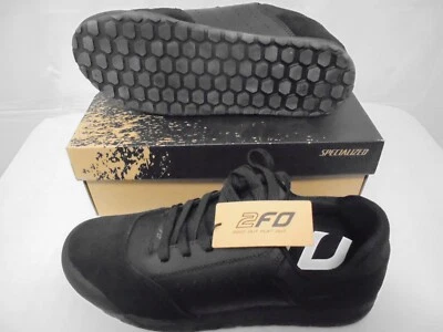 Sapato de ciclismo Specialized 2FO Roost plano MTB tamanho 11,75 masculino EUA/13,75 feminino ardósia EUA - Imagem 1 de 4