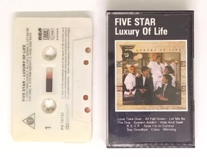 FIVE STAR - "LUXURY OF LIFE" - MC, K7, Tape, Audio Cassette [1985] - Imagen 1 de 5