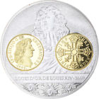 [#187850] France, Médaille, Histoire de la monnaie Française, Louis d'or de Louis, 