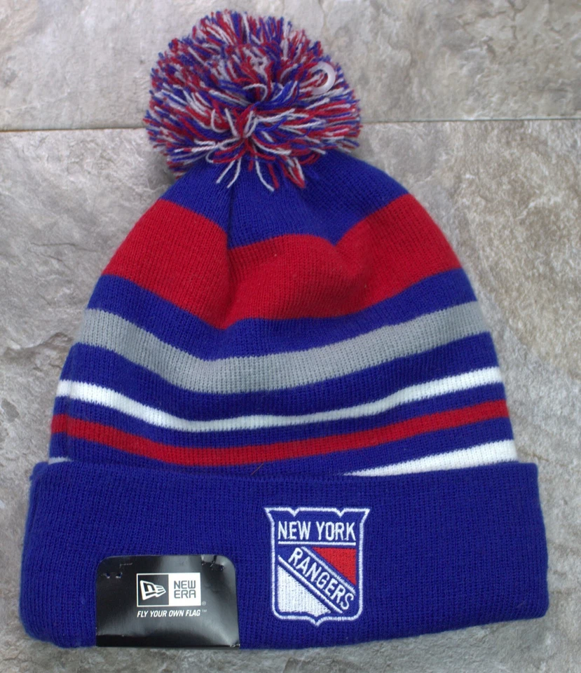 New York Rangers Blueshirts New Era Beanie ~ NEW OLD STOCK - Image 1 of 1