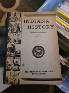Indiana History Workbook 1938ed Softcover Buch gebraucht aber vollständig - Bild 1 von 11