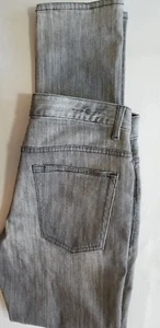 EARNEST SEWN Men Bryant Slim Skinny Stretch Cotton Denim Jean - 30x32 Gray 1K371 - Picture 1 of 6