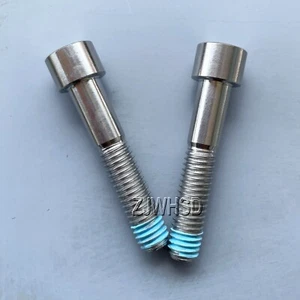 2pcs 3/8 - 16 x 2" Ti tanium Screw Bolt Allen Hex Socket Cap Head + Blue - Picture 1 of 2