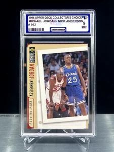 1996 MICHAEL JORDAN / NICK ANDERSON - Upper Deck Collectors Choice #362 - PPG 9 - Picture 1 of 2