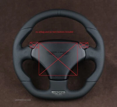 OEM Aston Martin Exclusive custom Steering Wheel flat bottom VANTAGE DB7 v12 - Image 1 of 4