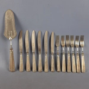 Süßigkeiten Besteck Set 800 Silber Metall Sammlung Service Vintage 50er Jahre - Bild 1 von 14