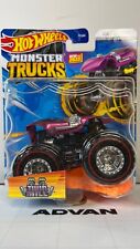 NEW Hot Wheels 2023 MONSTER TRUCKS *** TREASURE HUNT *** TWIN MILL METALLIC PINK