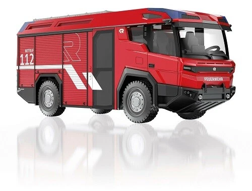 Wiking 043110 - 1/43 Fire Brigade - Rosenbauer Rt " R-Wing Design " - New - Image 1 of 1