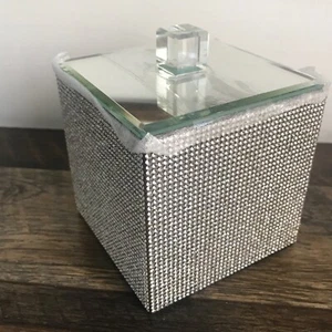 Bella Lux Badaccessoire Strass Vollkristall Wattekugel Q-Tip Glas ~Neu~ - Bild 1 von 5