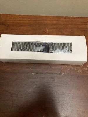 Correa negra de acero inoxidable para Apple Watch de 42 mm para Apple Watch Foto 1 de 4