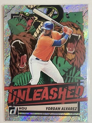2021 Donruss YORDAN ALVAREZ Unleashed Rapture Parallel #UNL1 - Image 1 of 2