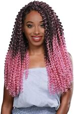 ZURY Water Wave 20" | Pre-Stretched Braiding Hair | 3X Value Pack PINK OMBRE