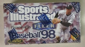 Paquete de 24 de béisbol Fleer Sports Illustrated 1998 caja sellada de fábrica - ¡Excelentes insertos! - Imagen 1 de 6
