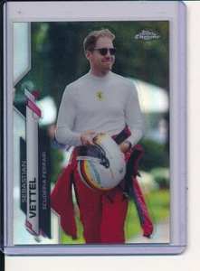 2020 Topps Chrome F1 Sebastian Vettel Refractor #176 - Picture 1 of 2