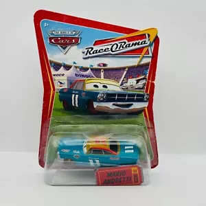 Disney Pixar Cars - MARIO ANDRETTI GOLD RIMS Race O Rama 2009 - 1:55 Diecast - Picture 1 of 1