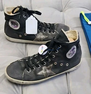 Golden Goose GGDB FRANCY Rap schwarz Canvas Damen sportliche Turnschuhe Schuhe 41 10 - Bild 1 von 14