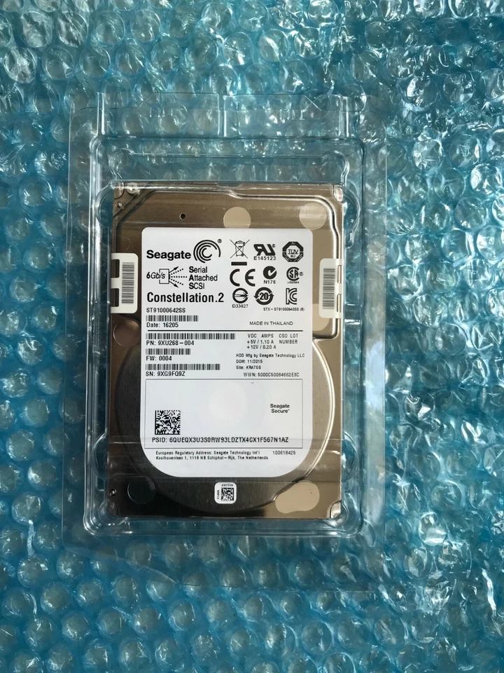 Seagate ST91000642SS 1TB Constellation.2 SAS 6Gp/s 64MB 9XU268-004 - Image 1 of 1