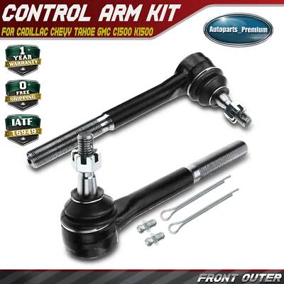 Extremo de barra de amarre exterior delantero 2 piezas para Cadillac Chevy Tahoe 1995-1999 GMC C1500 K1500 Foto 1 de 4