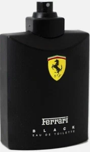 FERRARI BLACK Ferrari 4.2 oz 125 ml Eau de Toilette Men Cologne/TESTER free ship - Picture 1 of 1