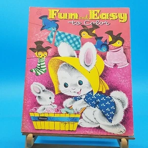 Fun and easy to color 1956 number 1215 Whitman coloring books unused - Picture 1 of 5