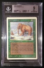 War Mammoth BGS 9.0 QUAD++ UNLIMITED UNL Vintage ABU graded MTG Funzzzo