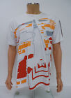 Maharishi MHI Y2K Herren-T-Shirt Größe XL weiß kurzärmlig Top neu mit Etikett 