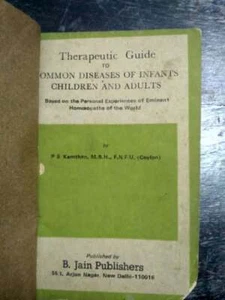 INDIA HOMEOPATH - THERAPEUTIC GUIDE TO COMMON DISEASES OF INFANTS CHILDREN ADULT - Picture 1 of 9
