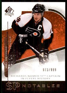 2008-09 SP Authentic Mike Richards N 973/999 #145