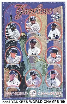 1999 New York Yankees World Champs poster  - Image 1 of 4