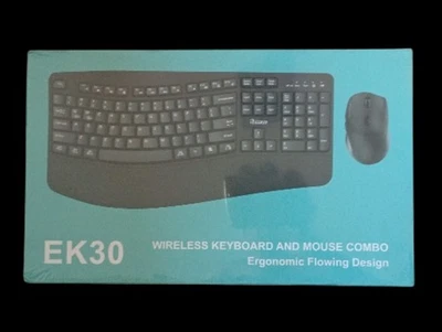 Wireless Keyboard and Mouse Combo - Black - Free Mouse Pad - Image 1 of 3