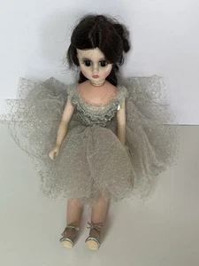 VTG Madame Alexander Ballerina Elise Doll 17.5” Tall Silver Dress #1640 - Picture 1 of 16