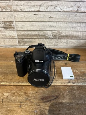 Nikon Coolpix P100 Digital Camera 10.3 MP wide 26x - Faulty No Charger - Image 1 of 4