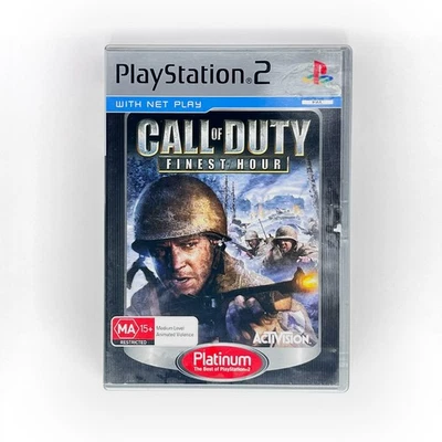 Call of Duty: Finest Hour - PlayStation 2 PS2 PAL - Complete w/Manual - Free Pos - Image 1 of 4