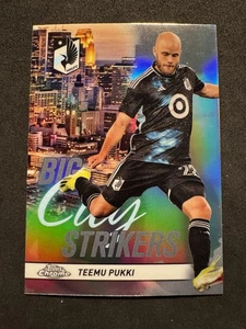 2024 Topps Chrome MLS #CS-17 Teemu Pukki Big City Strikers Refractor - Bild 1 von 2