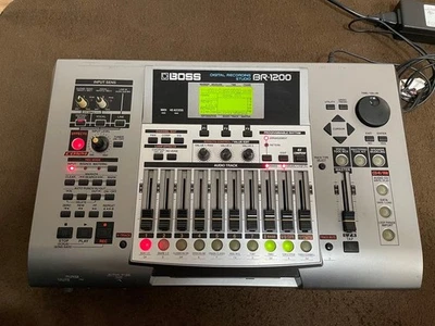 Boss BR-1200CD Digital Recording Workstation Tested w/ Power Cable Used Japan - Image 1 of 4