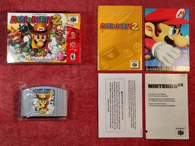 Mario Party 2 (Nintendo 64, 2000) CIB 100% Complete In Box Authentic - Tested - Image 1 of 4