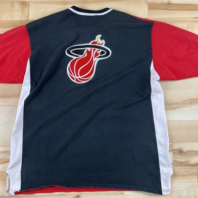 Camisa de Tiro Miami Heat Champion XL Calentamiento Jersey Años 90 Rara De Colección Bordada Foto 1 de 4