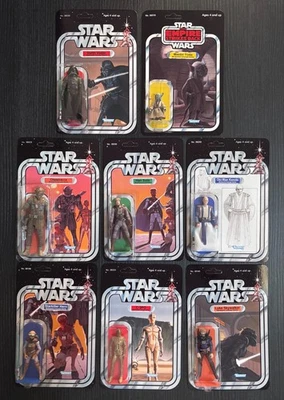 Star Wars Ralph McQuarrie Concept Лот из 8 Заказных Фигурок в Стиле Кеннера 3.75 - Изображение 1 из 2