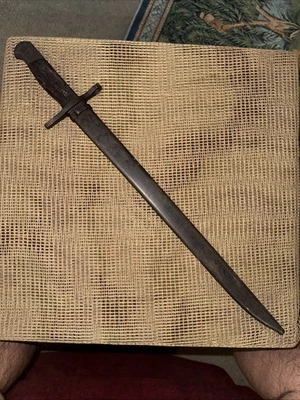 Rifle japonés Arisaka Segunda Guerra Mundial "Última zanja" tipo 30 espada bayoneta -Toyoda Loom funciona Foto 1 de 4