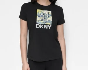 Neu mit Etikett.  DKNY Damen T-Shirt Bunt City        - Bild 1 von 3