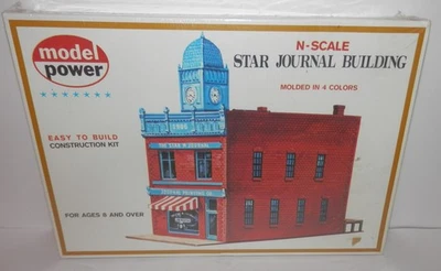 Model Power N Scale Star Journal Building Kit #1510 NIB - Image 1 of 2