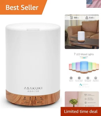 Transform Your Space: 300ML Essential Oil Diffuser & Humidifier with 10H Runtime - Image 1 of 4